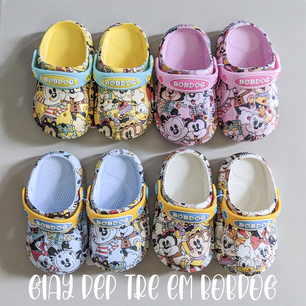 Xả hàng_Dép Trẻ Em BOBDOG BE8026 Hoạt Hình Disney Ngộ Ngĩnh