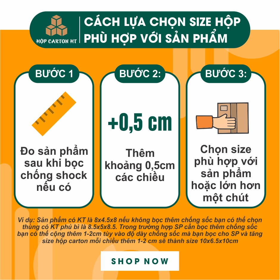 Hộp carton đóng hàng 20x20x15 size lớn đựng đồ gia dụng, mỹ phẩm, đồ ăn vặt snack giá rẻ - Hộp Carton HT