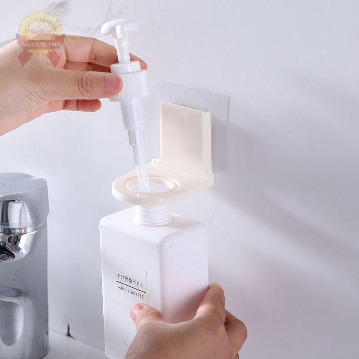 Móc treo dầu gội sữa tắm giá để chai lọ xà phòng nước rửa tay dính tường chống thấm nước siêu chắc chịu lực cho nhà tắm
