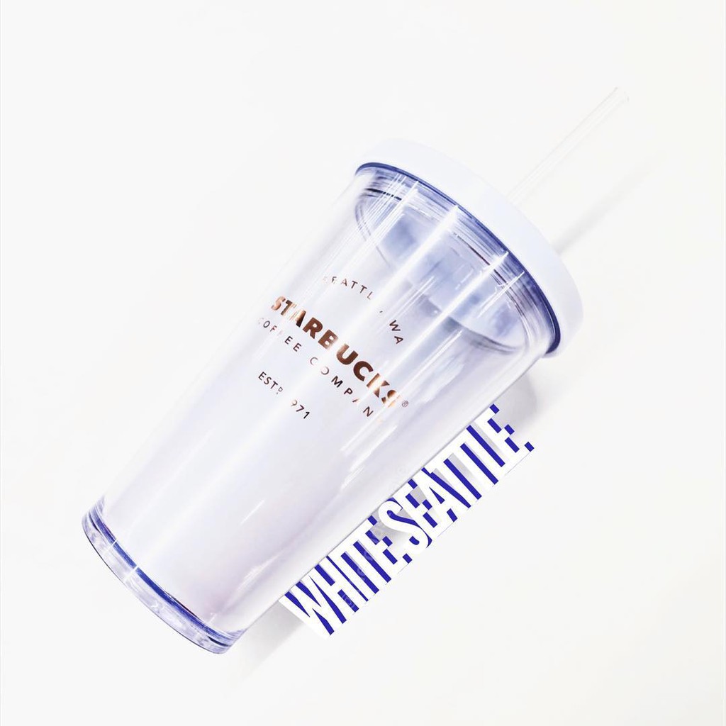 Bình giữ nhiệt Starbucks 🕊White Seattle🕊