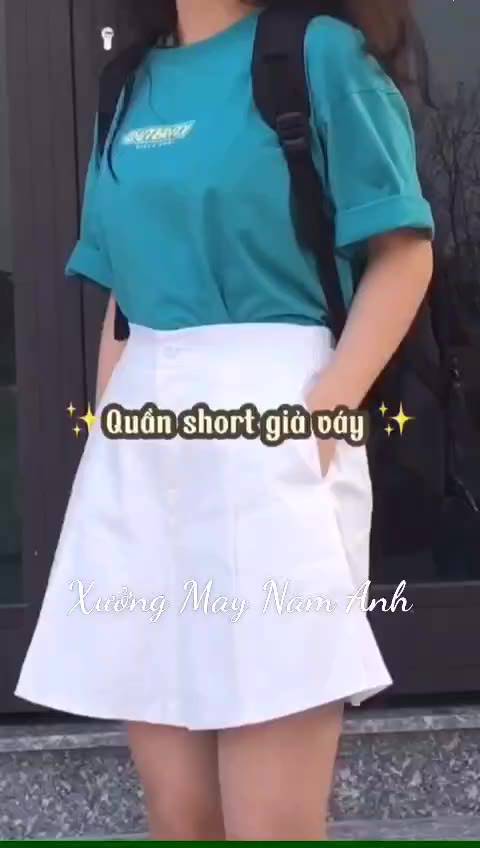 Quần Giả Váy Nữ Lưng Thun Chất Vải KaKi Có Lót Quần Bên Trong Lên Dáng Siêu Xinh | BigBuy360 - bigbuy360.vn