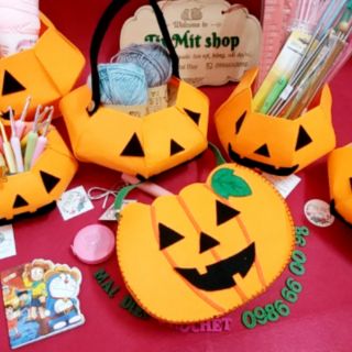 Set 3 túi bí ngô Halloween