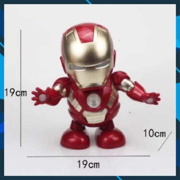 [Rẻ vô địch] Đồ Chơi Siêu Nhân Iron Man loại đắt-Mở Mặt-Có Nhạc-Nhảy