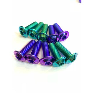 Ốc titan gr5 Ốc đĩa dĩa titan 8li25 đầu mỏng gắn thông dụng tất cả các loại xe yamha honda