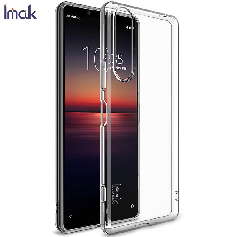 Ốp điện thoại bằng silicone TPU mềm trong suốt chống sốc Imak cho Sony Xperia 1 II