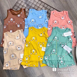 Bộ 3 lỗ gấu cotton cho bé