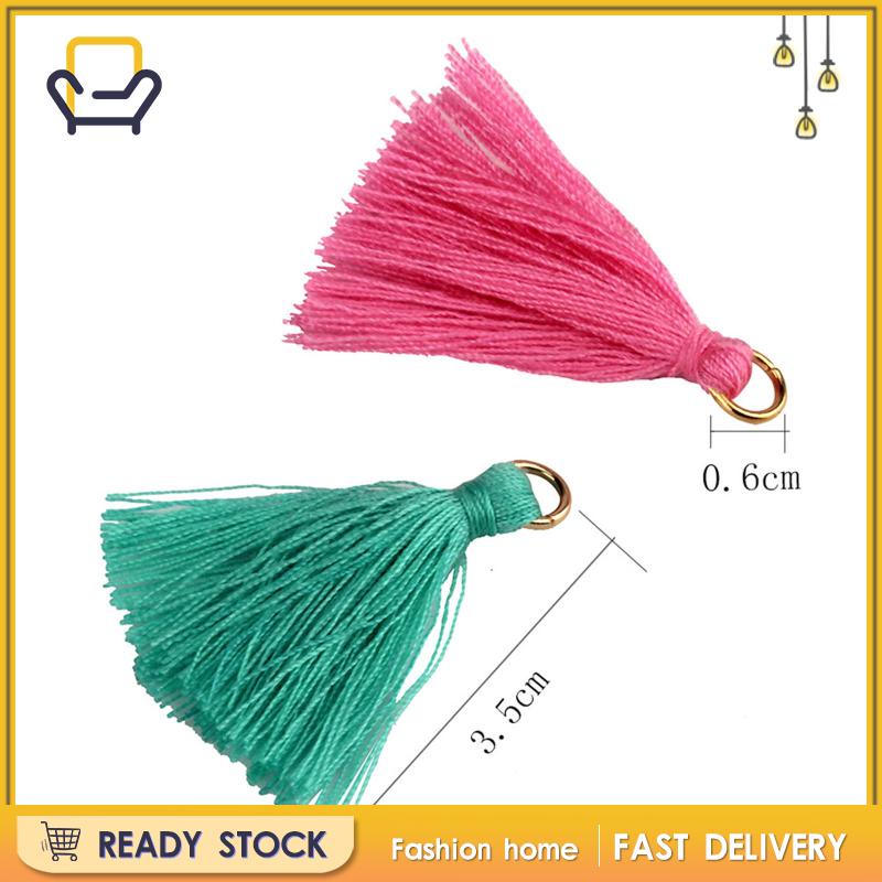 Set 100 Dây Tua Rua Lụa Treo Trang Trí Trang Sức DIY Happi2ness