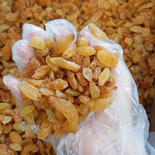 Lon 500Gr Nho Vàng Ấn Độ Sấy Loại 1 - Đặc Sản Từ Ấn Độ - Trái Cây Sấy Nhi Nhi Store