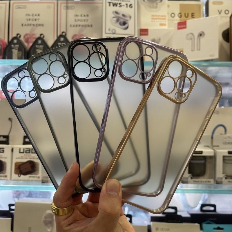 14 pro max , 14 pro , 14 max , 14  ,13 pro max , 13 pro , 13 _ Ốp lưng nhám viền màu chính hãng sulada