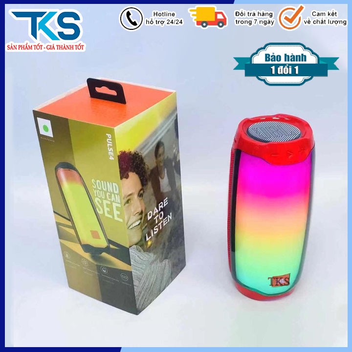 Loa Bluetooth Pluse4 Chuẩn Có Bass full led âm thanh chuẩn speaker