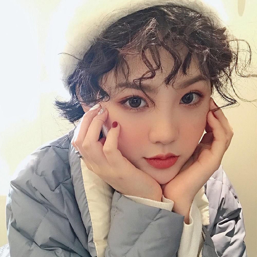 Tóc Giả Kẹp Mái Ngắn Bằng Sợi Tổng Hợp Tự Nhiên Cho Nữ