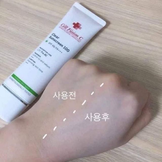 Kem chống nắng Cell fusion c