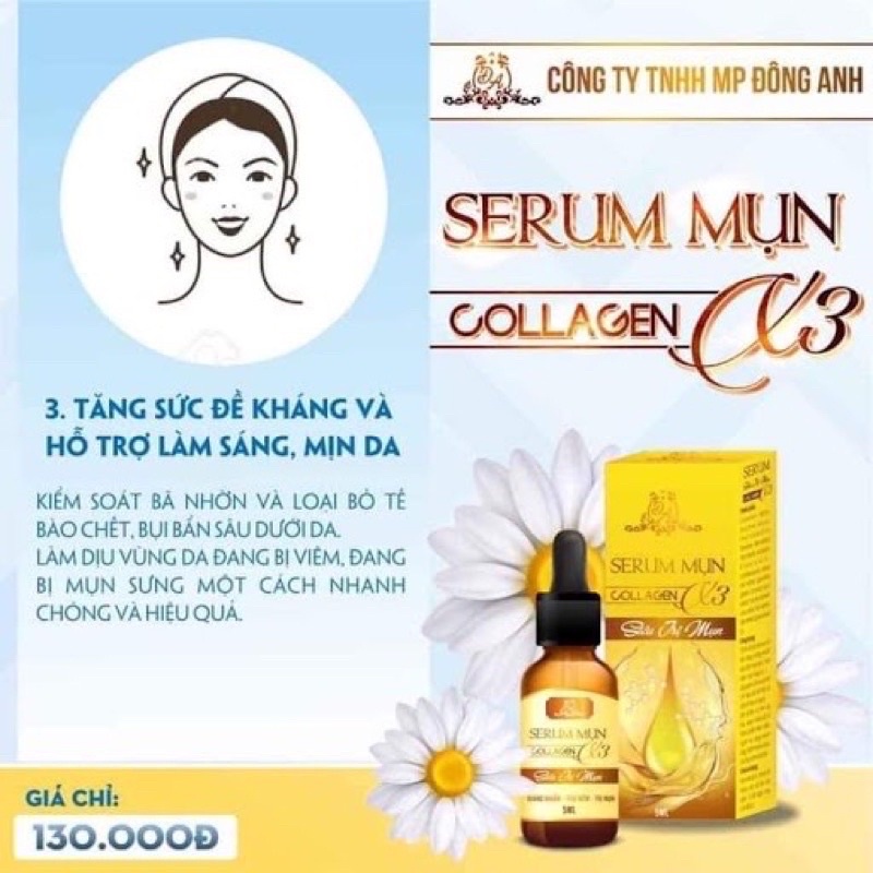 Serum mụn Collagen X3 Luxury mỹ phẩm Đông Anh Chính Hãng