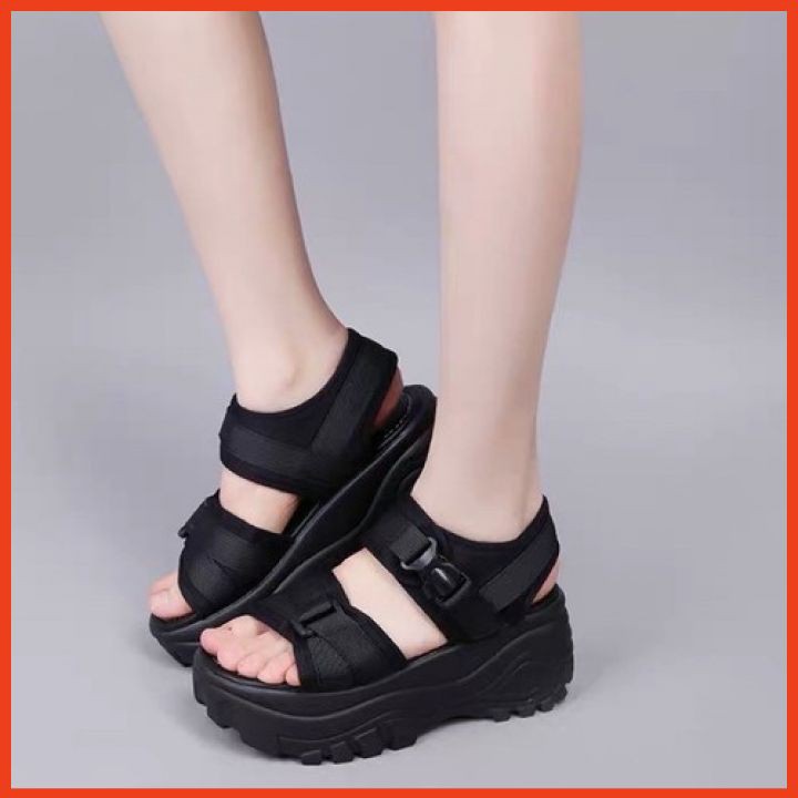 Giày Sandal Nữ Đẹp Dép Nữ Đế Bánh Mỳ 2 Màu Kiểu Dáng Thời Trang