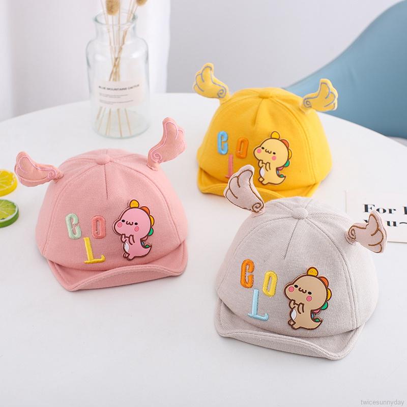 Mũ lưỡi trai thiết kế hoạt hình mềm mại đáng yêu dành cho bé