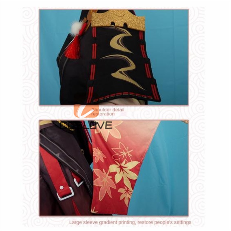 Bộ Tóc Giả Cosplay Nhân Vật Kaedehara Kazuha Samurai | BigBuy360 - bigbuy360.vn