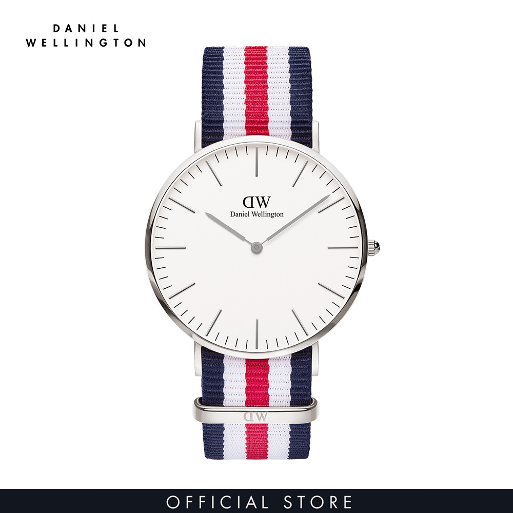 Đồng hồ Nam Daniel Wellington dây vải nato - Classic Canterbury 40mm DW00100016