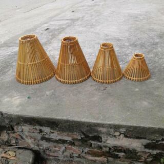 Đèn xèo bằng Mây tre (chao đèn)