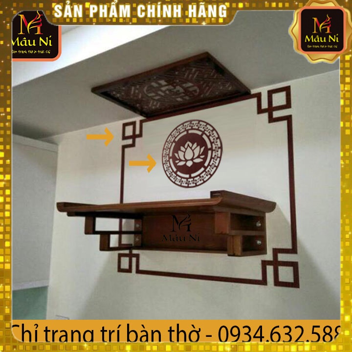 CHỈ ỐP GÓC tự dán đơn giản trang trí bàn thờ, tủ thờ, vách thờ - MÂU NI [sản phẩm thông minh]