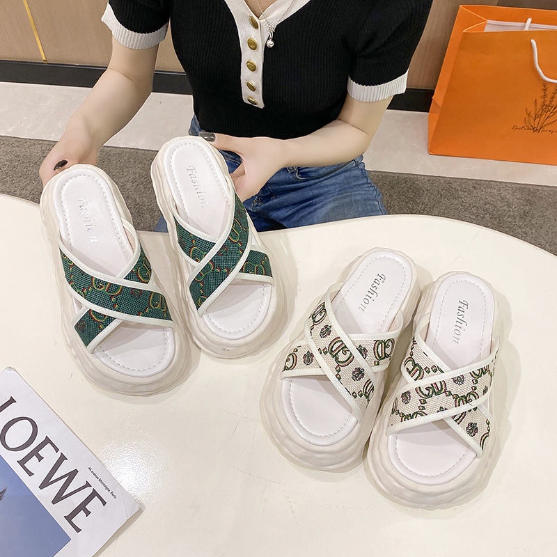 Dép Sandal Đế Dày Thời Trang Mùa Hè Cho Nữ