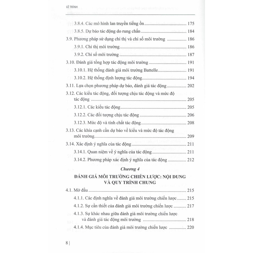 Sách - Các Phương Pháp Tiên Tiến Trong Đánh Giá Tác Động Môi Trường, Đánh Giá Môi Trường Chiến Lược, Đánh Giá Tác Động