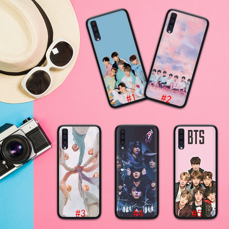 Ốp điện thoại mềm YL24 in hình BTS cho Samsung Galaxy A02S A03S A02 M02 A12 A32 A52 A72 4G M11 M51 A22 4G