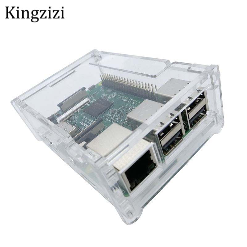 Bộ Hộp Đựng Bo Mạch Raspberry Pi 3 Kèm 3 Nhiệt Chuyên Dụng