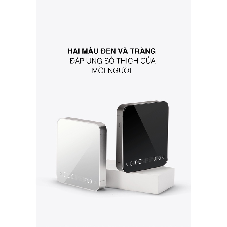 Cân điện tử thông minh chính hãng Hero 5 chế độ - tặng kèm lót da cao cấp - 3C Roastery