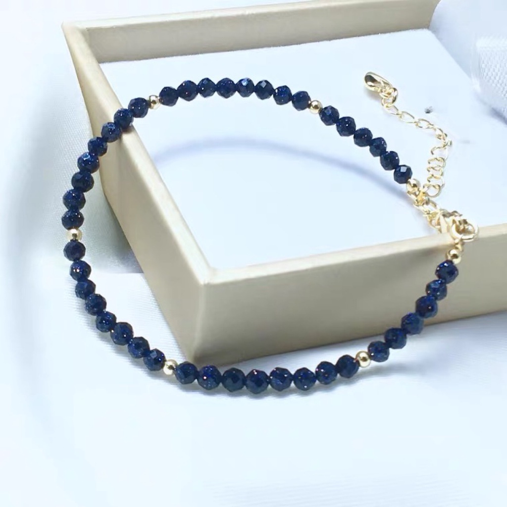 [Hàng Mới Về] Vòng Đeo Tay Mặt Trời Xanh Cho Nữ