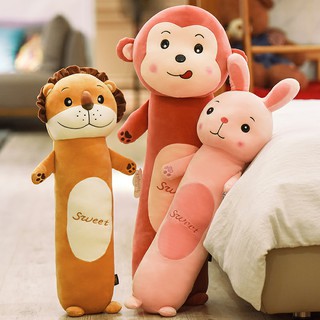 Gấu Bông Gối Ôm Hình Thú Vải Mềm Mịn Co Dãn 4 Chiều Quà Tặng Ý Nghĩa Gấu Bông City