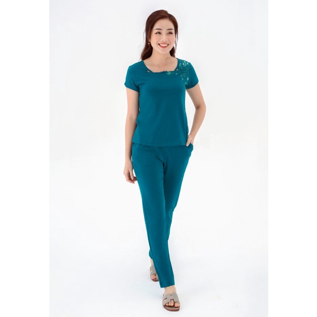 [CHÍNH HÃNG] Bộ đồ mặc nhà đẹp WINNY trẻ trung, cotton co giãn thấm hút mồ hôi | BigBuy360 - bigbuy360.vn