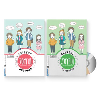 SÁCH - Combo 2 sách Joyful Chinese Vui học tiếng Trung Ngữ pháp + Joyful Chinese Tập viết chữ Hán + DVD quà tặng