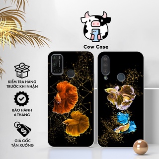 Ốp VSMART Joy/Star/Active/Live/Bee/Aris | 5/4/3/2/1/Plus/pro | Vỏ lưng điện thoại Vinsmart mẫu cá koi mạ vàng mã BA61/62
