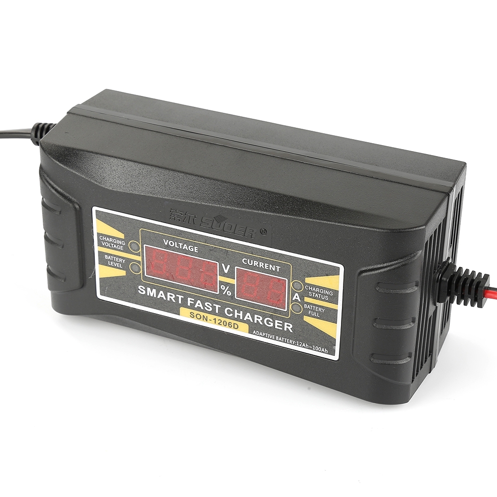 Bộ Sạc Bình Ắc Quy Thông Minh 110v Sang 240v Sang 12v 6a Cho Xe Ô Tô