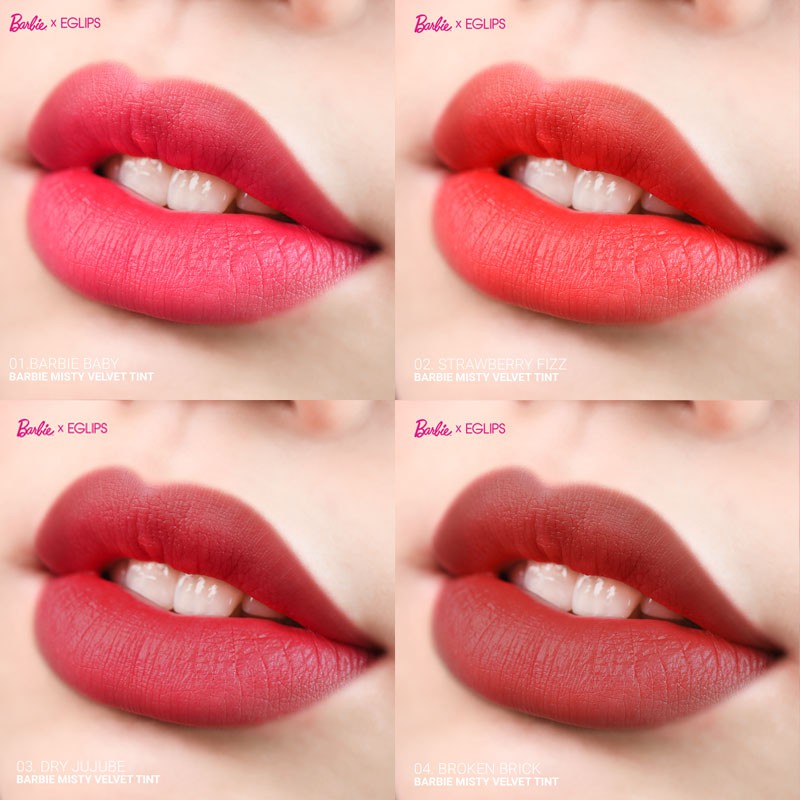Son Kem Lì Eglips x Barbie Misty Velvet Tint-[Cocolux] | BigBuy360 - bigbuy360.vn