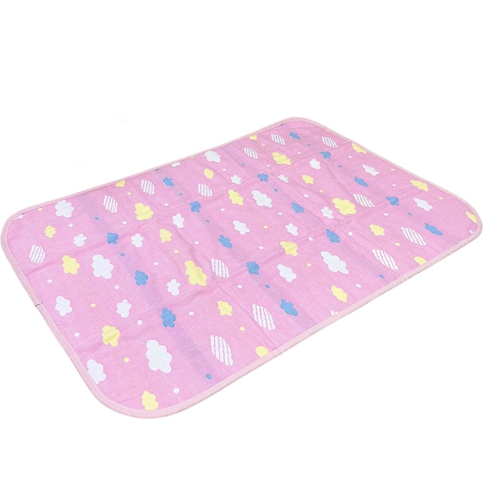 Thảm lót chống thấm cho bé HINATA - 100% Cotton, Thoáng khí, Thấm hút tốt TCT01