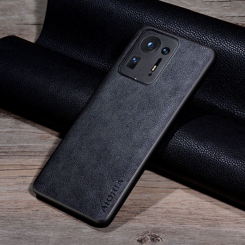 Ốp lưng Aioria cho Xiaomi mix 4 Fashon Vỏ mới Da nổi tiếng mờ mềm TPU