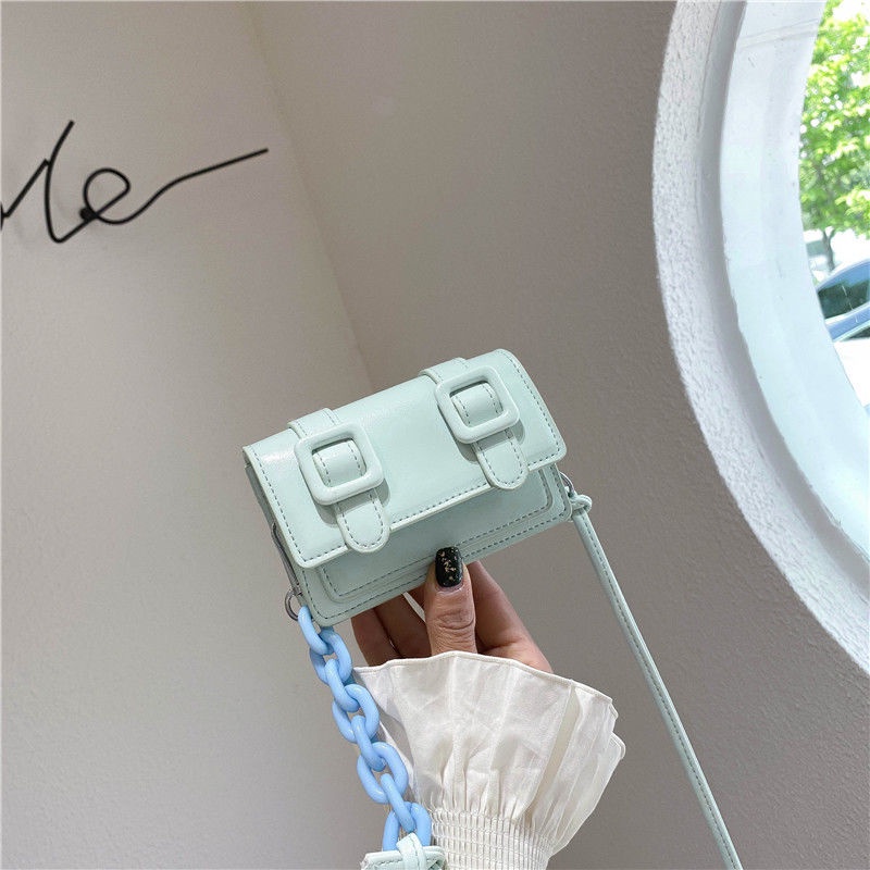 Túi Đeo Chéo Mini Màu Sắc Ngọt Ngào Thời Trang Xuân Hè Cho Nữ