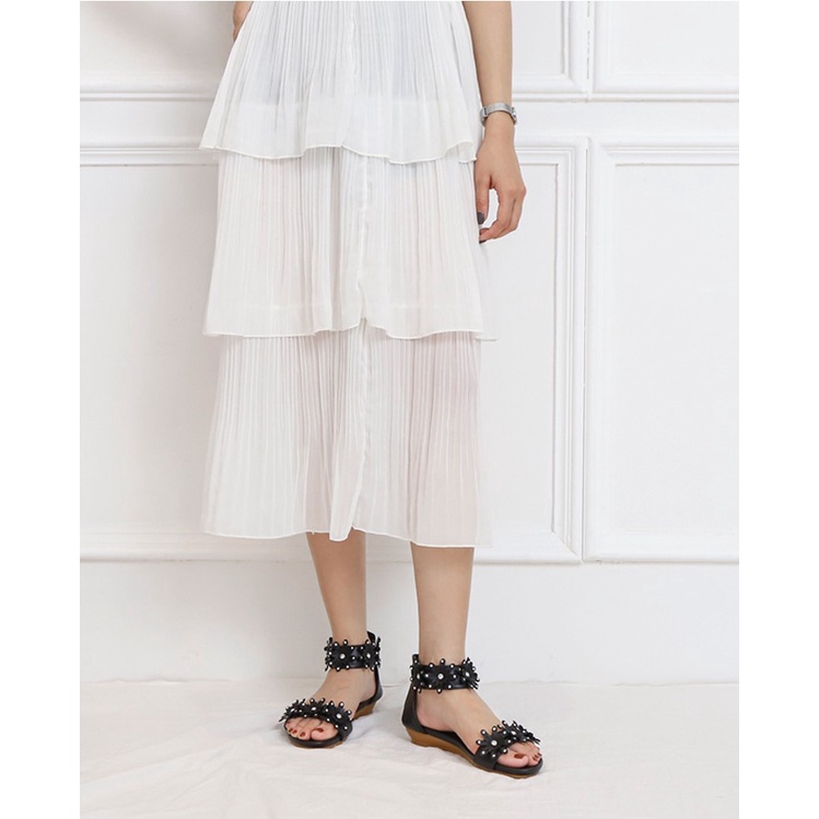 [Sẵn đủ size] Giày sandal chiến binh BOHO đính từng chi tiết hoa cao cấp FULLBOX