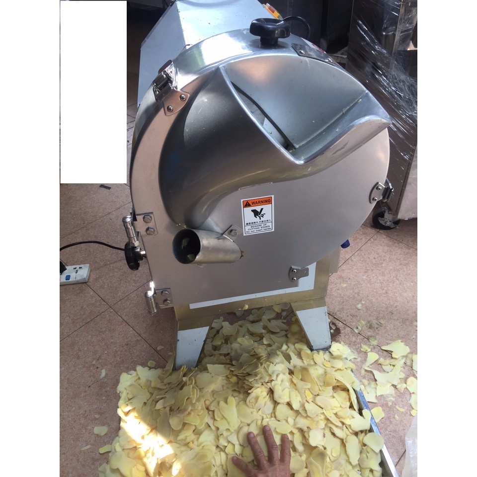 máy bào lát gừng, thái lát mỏng củ gừng tự động SH-100