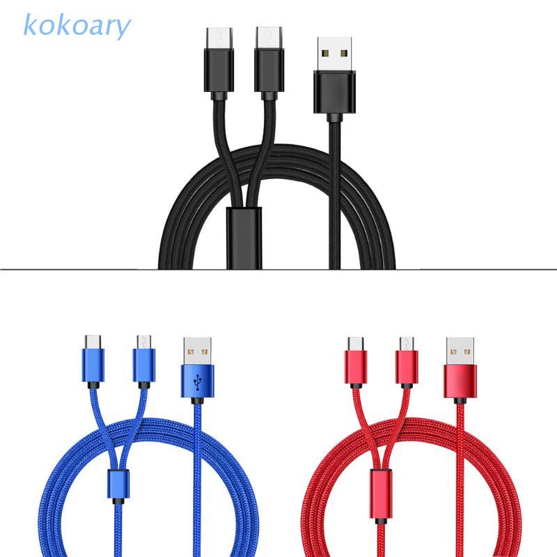 Dây Cáp Sạc Chữ Y Chuyển Đổi Đầu Usb 2.0 Type A Sang Micro Usb