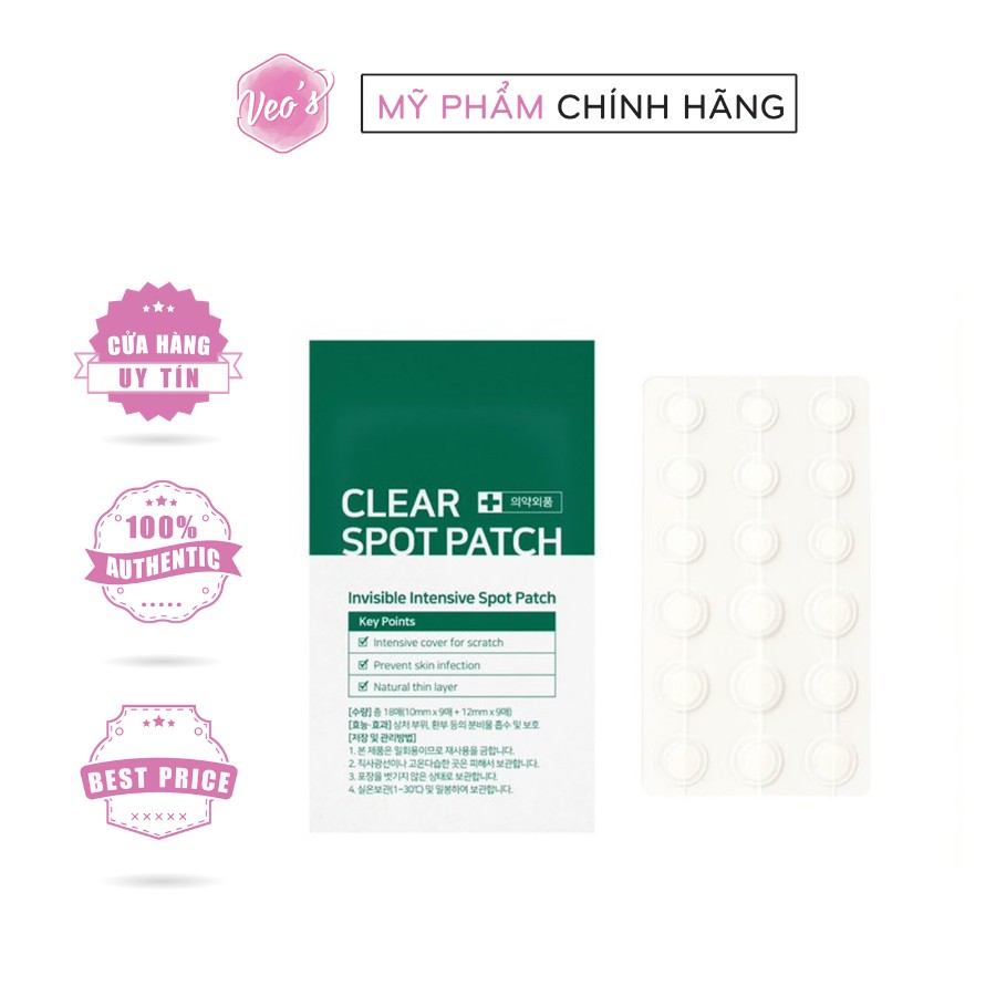 Miếng dán mụn Some By Mi Clear Spot Patch 18 miếng