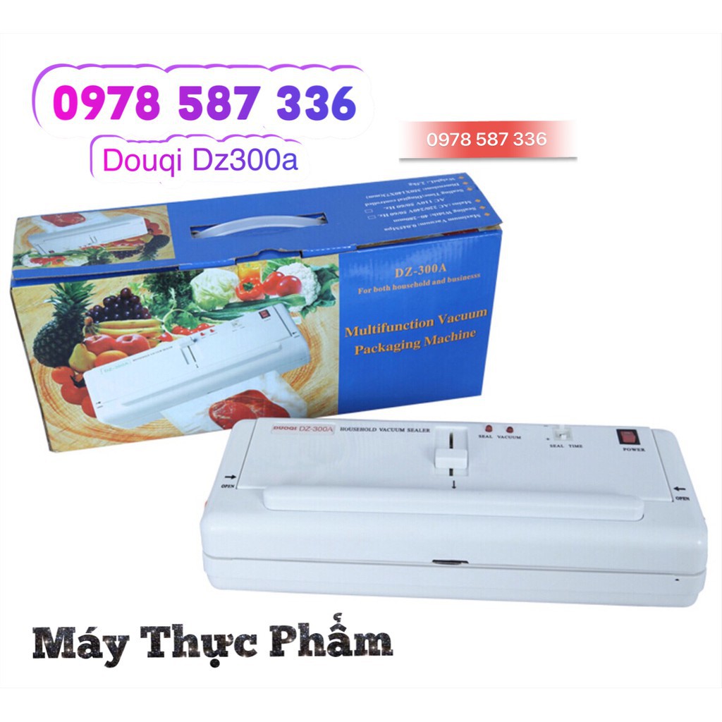 Máy Hút Chân Không DOUQI DZ-300A Hút Khô + TẶNG 1Kg Túi