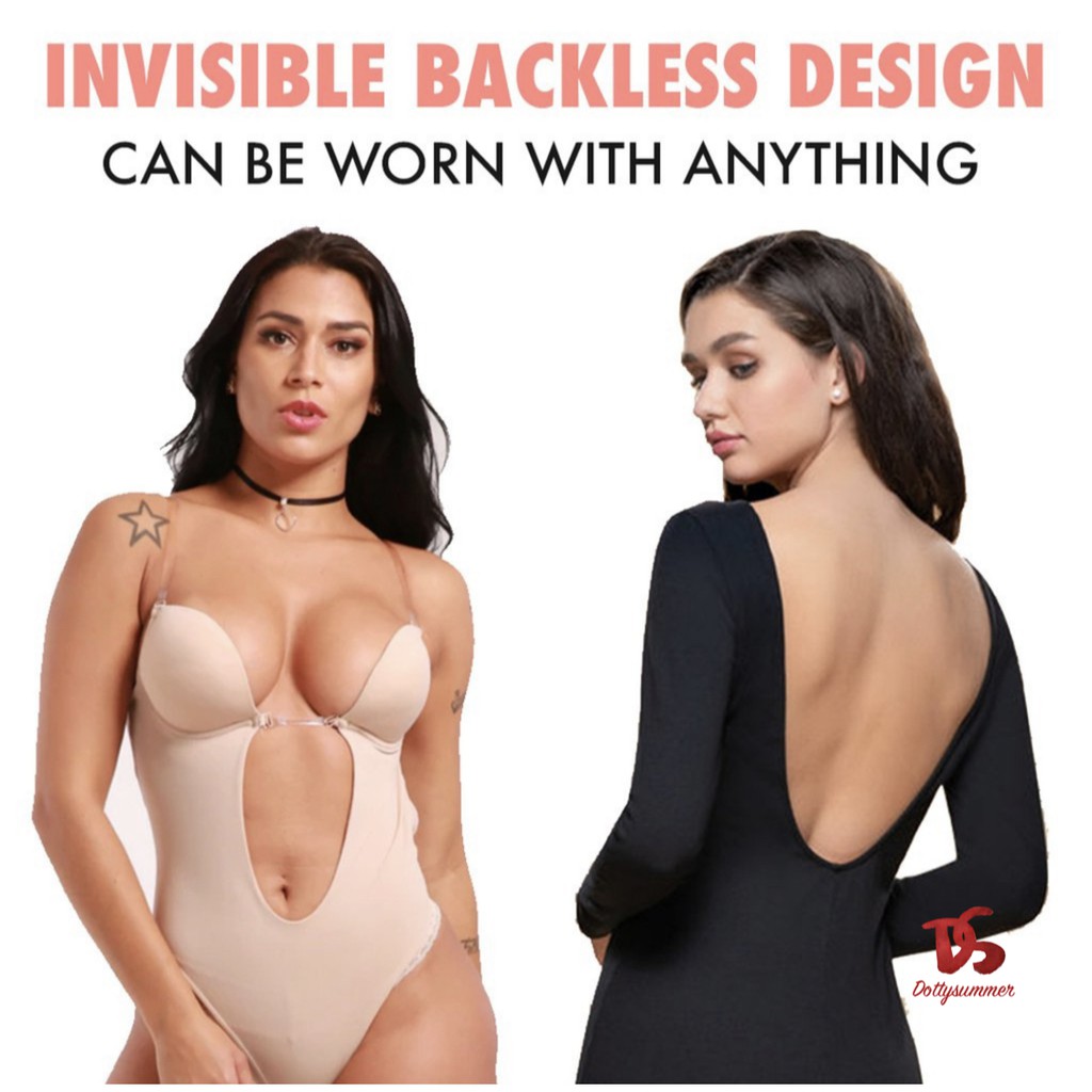 [Siêu Phẩm] Bodysuit/ Bra Suit Áo Định Hình Nữ Diện Khoét Ngực & Hở Lưng Sâu