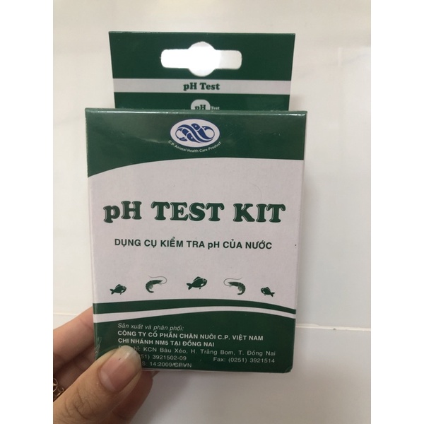 Test pH CP mẫu mới nhất, đo pH Cp