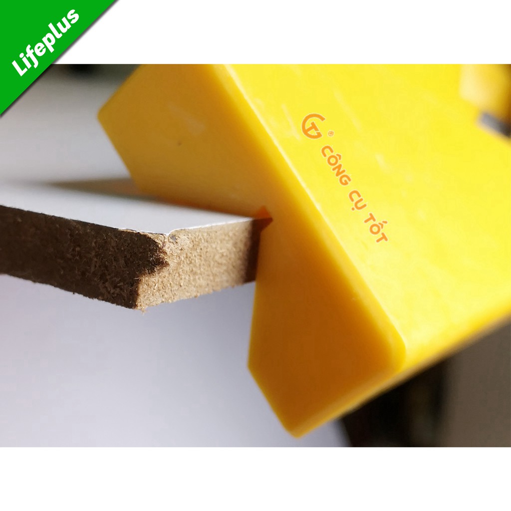Dao gọt chỉ nẹp nhựa - gọt vát mép gỗ 45° sử dụng lưỡi dao rọc giấy