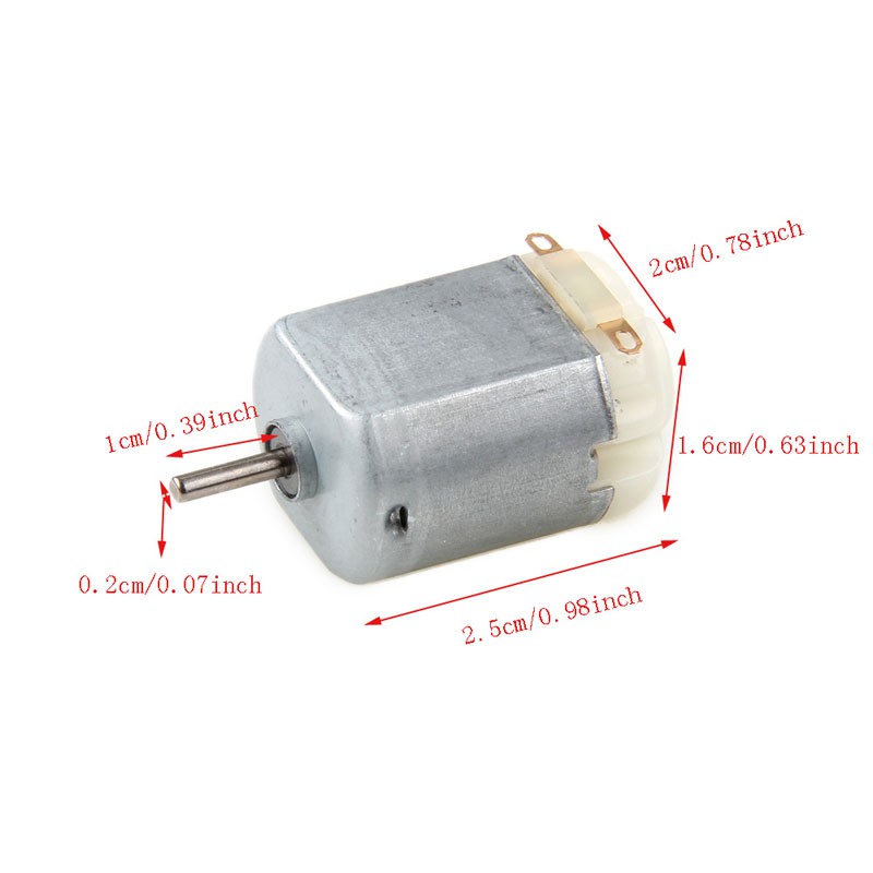 Set 3 Mô Tơ Dc 3v-6v 130 Cho Xe Ô Tô Đồ Chơi
