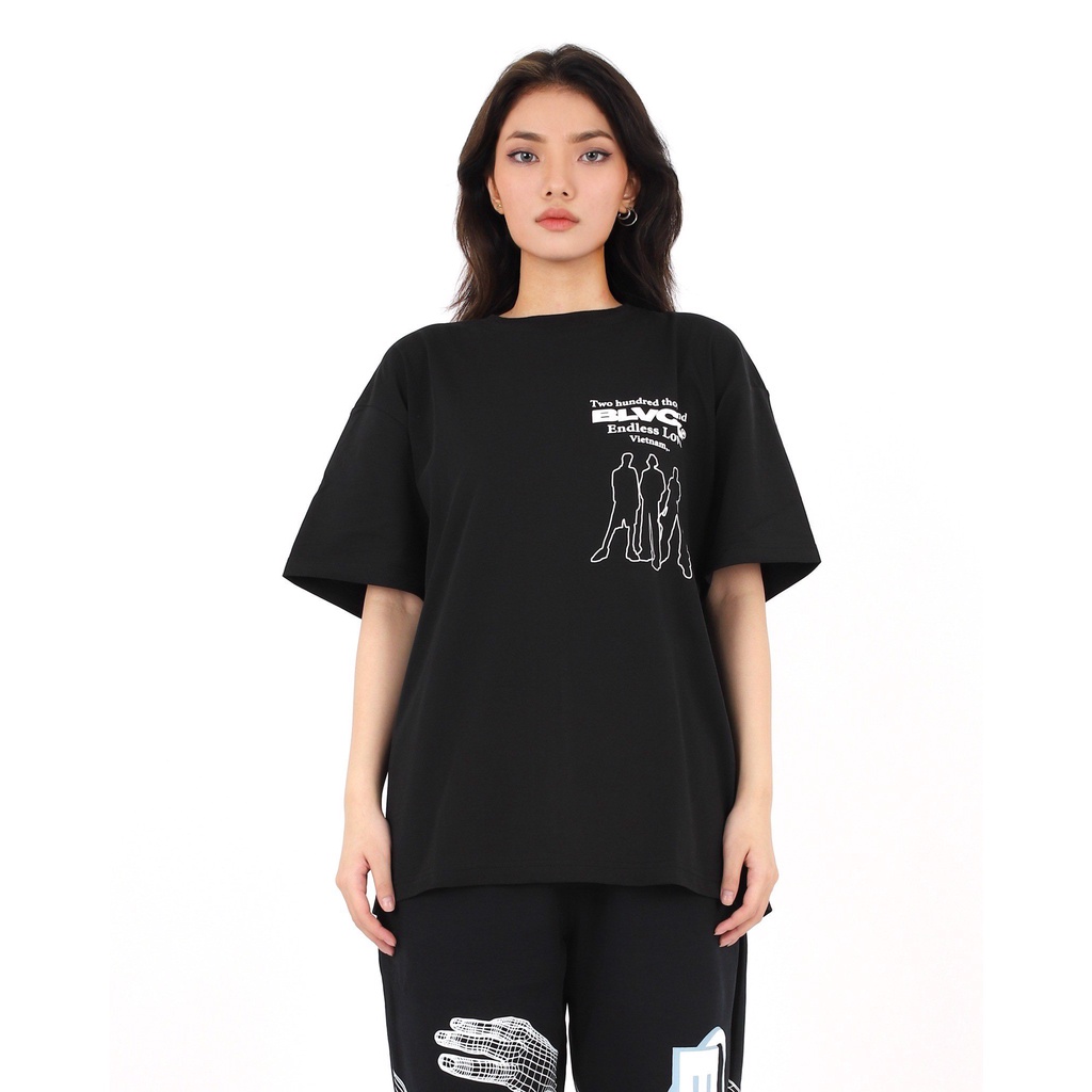 Áo thun BLVCK &quot;Endless love&quot; - Màu đen