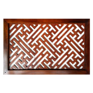 Tấm chắn ám khói bàn thờ 41cm x 61cm  [Mẫu Chữ Vạn ]