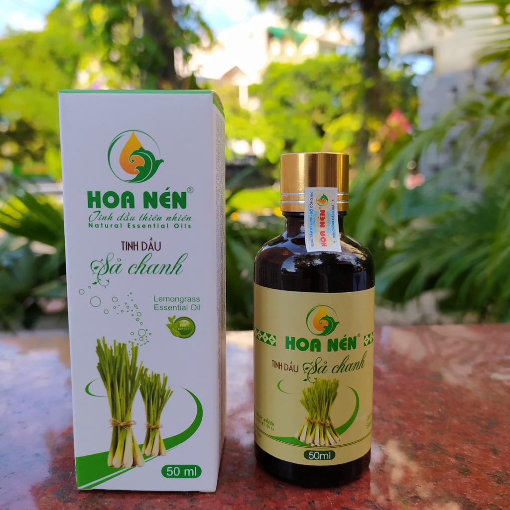Tinh Dầu Sả Chanh Nguyên Chất Hoa Nén - Tinh dầu xông phòng, khử mùi, khử khuẩn